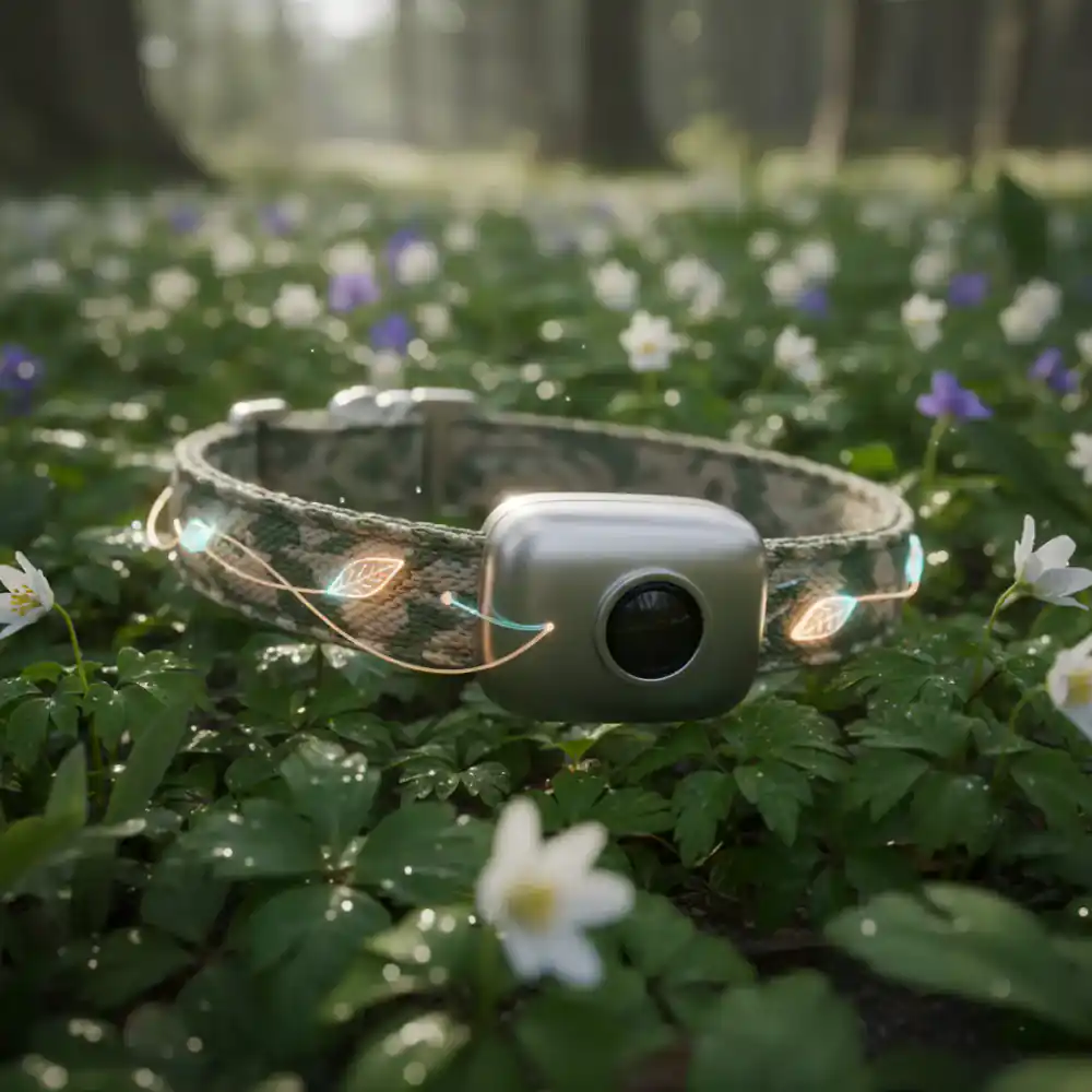 Activity tracker collar detail